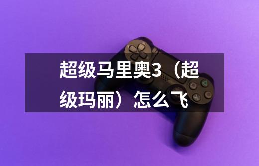 超级马里奥3(超级玛丽)怎么飞-第1张-游戏信息-龙启网