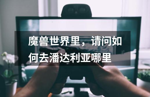 魔兽世界里,请问如何去潘达利亚哪里-第1张-游戏信息-龙启网
