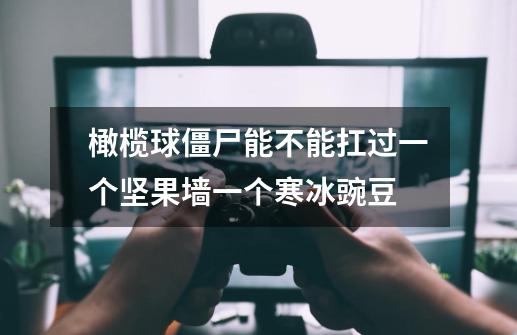 橄榄球僵尸能不能扛过一个坚果墙一个寒冰豌豆-第1张-游戏信息-龙启网