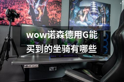 wow诺森德用G能买到的坐骑有哪些-第1张-游戏信息-龙启网