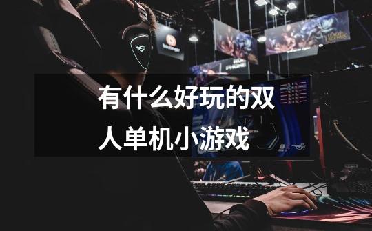 有什么好玩的双人单机小游戏-第1张-游戏信息-龙启网