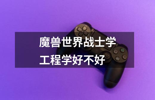 魔兽世界战士学工程学好不好-第1张-游戏信息-龙启网