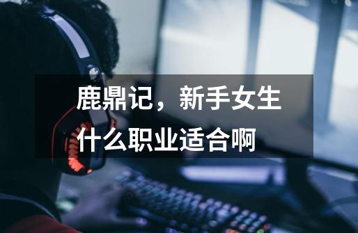 鹿鼎记，新手女生什么职业适合啊-第1张-游戏信息-龙启网