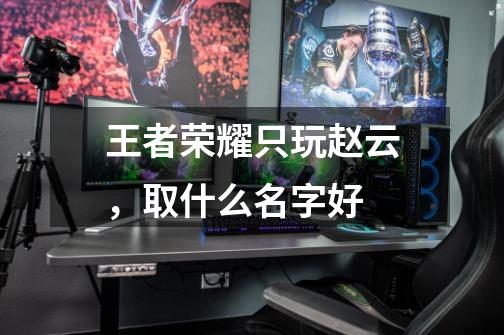 王者荣耀只玩赵云,取什么名字好-第1张-游戏信息-龙启网