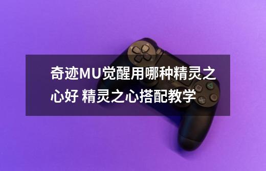 奇迹MU觉醒用哪种精灵之心好 精灵之心搭配教学-第1张-游戏信息-龙启网