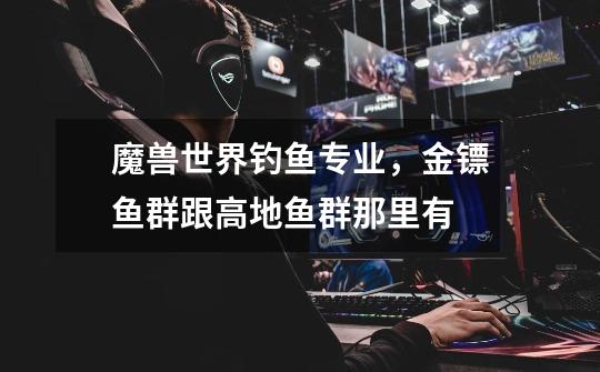 魔兽世界钓鱼专业，金镖鱼群跟高地鱼群那里有-第1张-游戏信息-龙启网