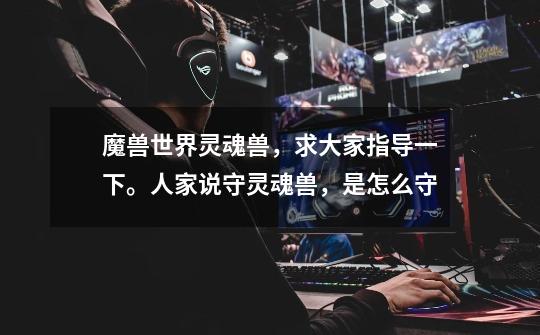 魔兽世界灵魂兽,求大家指导一下。人家说守灵魂兽,是怎么守-第1张-游戏信息-龙启网