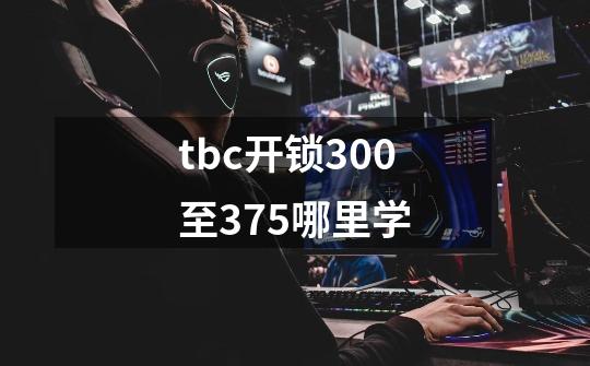 tbc开锁300至375哪里学-第1张-游戏信息-龙启网
