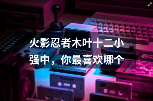 火影忍者木叶十二小强中,你最喜欢哪个-第1张-游戏信息-龙启网
