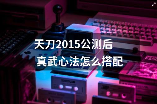 天刀2015公测后 真武心法怎么搭配-第1张-游戏信息-龙启网