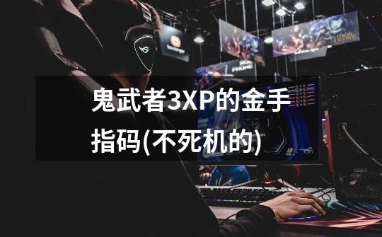 鬼武者3XP的金手指码(不死机的)-第1张-游戏信息-龙启网