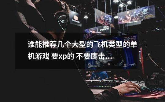 谁能推荐几个大型的飞机类型的单机游戏 要xp的 不要鹰击长空的-第1张-游戏信息-龙启网