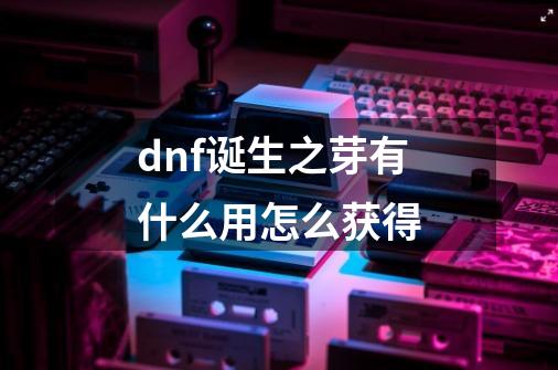 dnf诞生之芽有什么用怎么获得-第1张-游戏信息-龙启网