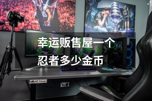 幸运贩售屋一个忍者多少金币-第1张-游戏信息-龙启网