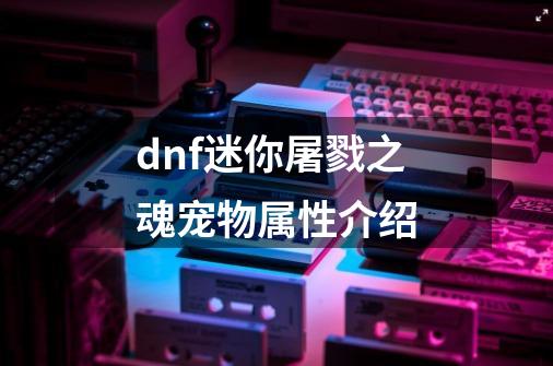 dnf迷你屠戮之魂宠物属性介绍-第1张-游戏信息-龙启网