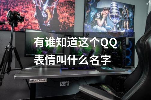 有谁知道这个QQ表情叫什么名字-第1张-游戏信息-龙启网