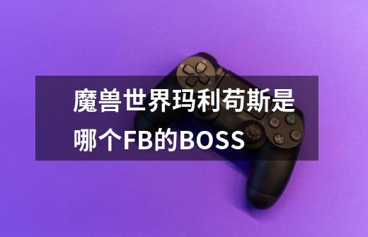 魔兽世界玛利苟斯是哪个FB的BOSS-第1张-游戏信息-龙启网