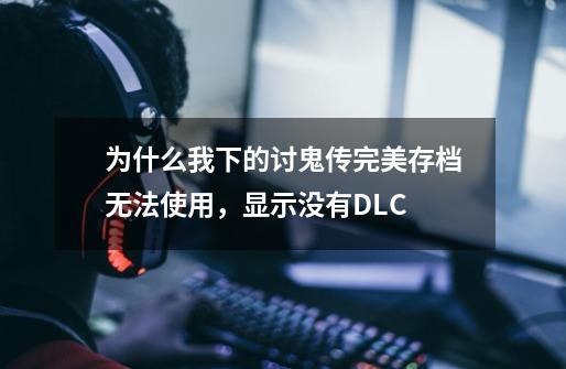 为什么我下的讨鬼传完美存档无法使用,显示没有DLC-第1张-游戏信息-龙启网