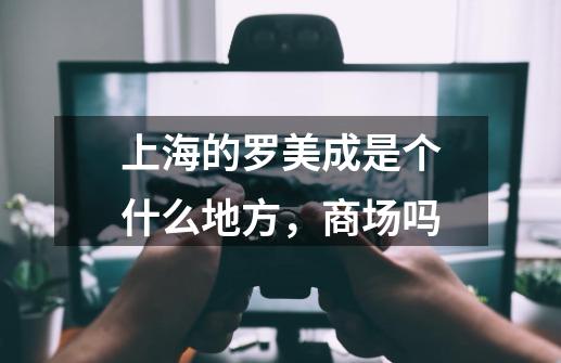上海的罗美成是个什么地方,商场吗-第1张-游戏信息-龙启网