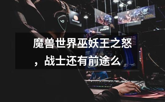 魔兽世界巫妖王之怒，战士还有前途么-第1张-游戏信息-龙启网