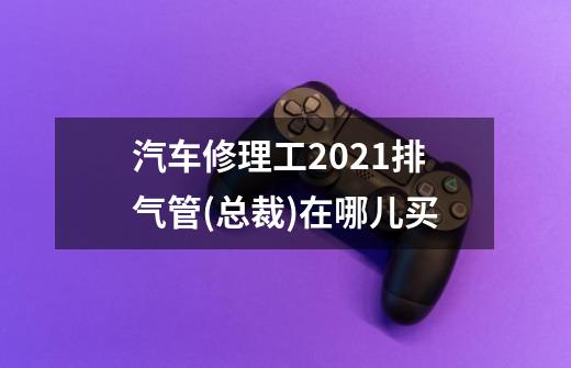 汽车修理工2021排气管(总裁)在哪儿买-第1张-游戏信息-龙启网