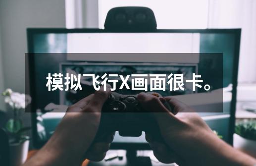 模拟飞行X画面很卡。-第1张-游戏信息-龙启网