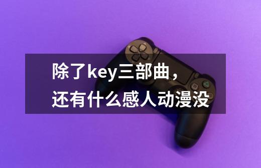 除了key三部曲,还有什么感人动漫没-第1张-游戏信息-龙启网
