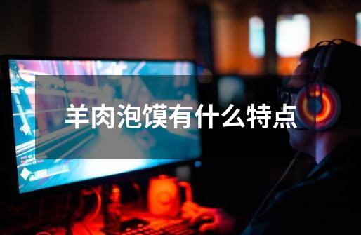 羊肉泡馍有什么特点-第1张-游戏信息-龙启网