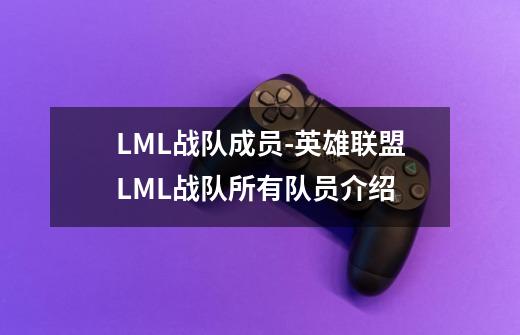 LML战队成员-英雄联盟LML战队所有队员介绍-第1张-游戏信息-龙启网