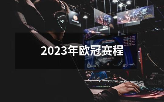 2023年欧冠赛程-第1张-游戏信息-龙启网