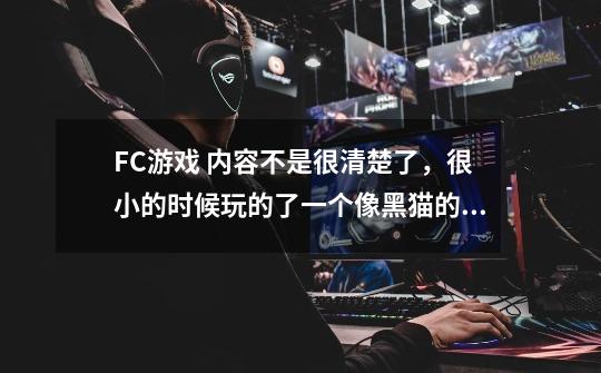 FC游戏 内容不是很清楚了，很小的时候玩的了...一个像黑猫的主角。攻击方式好像是个拳击.....-第1张-游戏信息-龙启网
