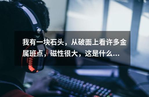 我有一块石头,从破面上看许多金属班点,磁性很大,这是什么石头-第1张-游戏信息-龙启网