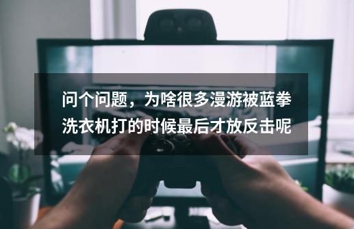 问个问题，为啥很多漫游被蓝拳洗衣机打的时候最后才放反击呢-第1张-游戏信息-龙启网