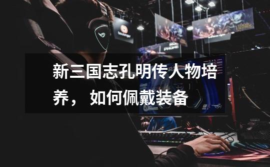 新三国志孔明传人物培养， 如何佩戴装备-第1张-游戏信息-龙启网