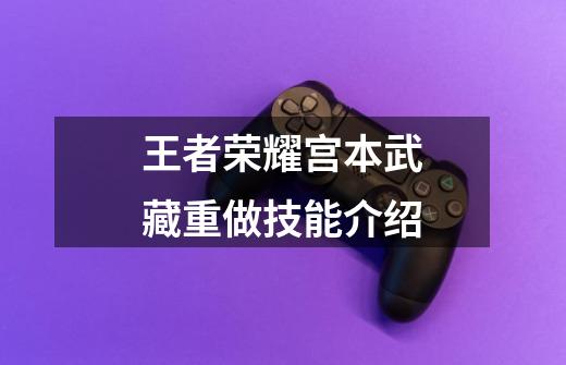 王者荣耀宫本武藏重做技能介绍-第1张-游戏信息-龙启网