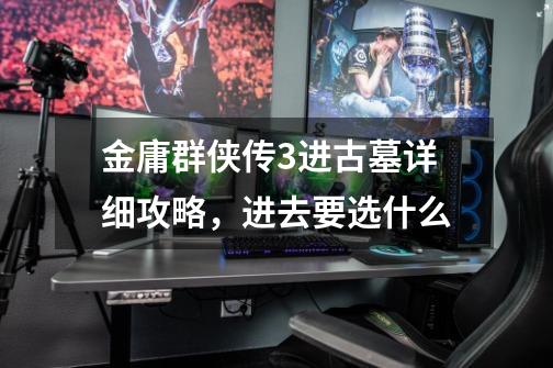 金庸群侠传3进古墓详细攻略,进去要选什么-第1张-游戏信息-龙启网