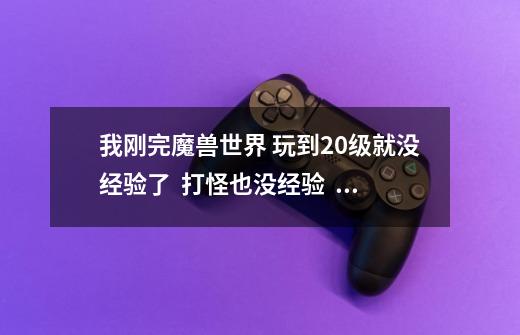 我刚完魔兽世界 玩到20级就没经验了  打怪也没经验  我的是试玩号  冲点卡就可以了么-第1张-游戏信息-龙启网