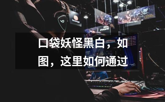 口袋妖怪黑白,如图,这里如何通过-第1张-游戏信息-龙启网