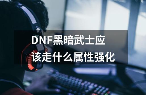 DNF黑暗武士应该走什么属性强化-第1张-游戏信息-龙启网