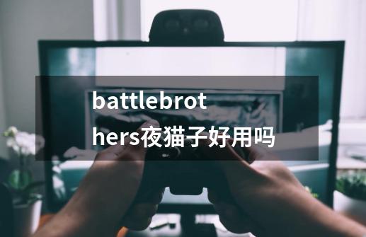battlebrothers夜猫子好用吗-第1张-游戏信息-龙启网