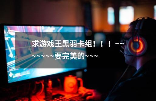 求游戏王黑羽卡组!!!~~~~~~~要完美的~~~-第1张-游戏信息-龙启网
