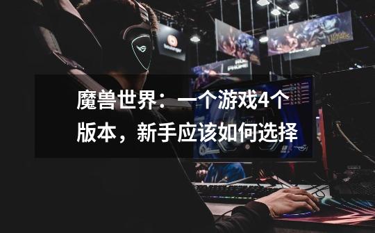 魔兽世界:一个游戏4个版本,新手应该如何选择-第1张-游戏信息-龙启网