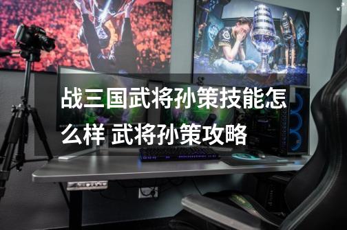 战三国武将孙策技能怎么样 武将孙策攻略-第1张-游戏信息-龙启网