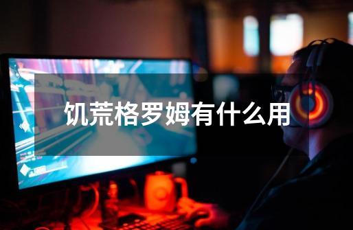 饥荒格罗姆有什么用-第1张-游戏信息-龙启网