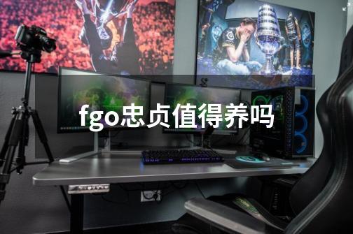 fgo忠贞值得养吗-第1张-游戏信息-龙启网