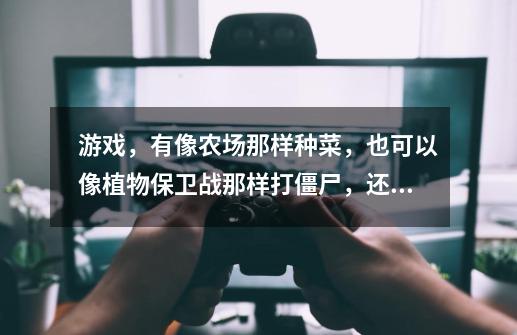 游戏，有像农场那样种菜，也可以像植物保卫战那样打僵尸，还可以在集市卖植物，，如图，谁知道啊-第1张-游戏信息-龙启网