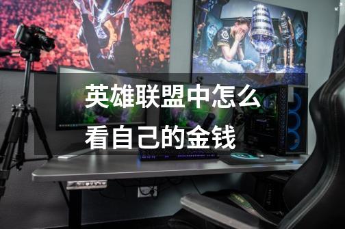 英雄联盟中怎么看自己的金钱-第1张-游戏信息-龙启网