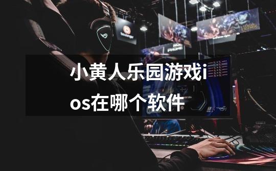 小黄人乐园游戏ios在哪个软件-第1张-游戏信息-龙启网
