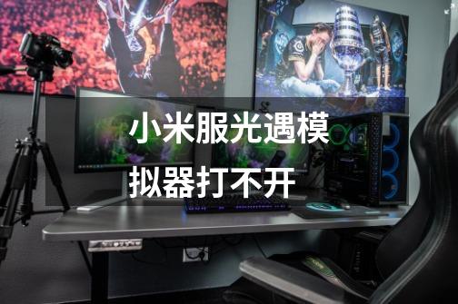 小米服光遇模拟器打不开-第1张-游戏信息-龙启网