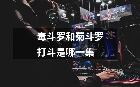 毒斗罗和菊斗罗打斗是哪一集-第1张-游戏信息-龙启网